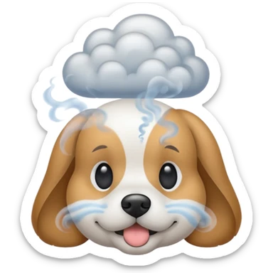 doggie smoke weed sticker