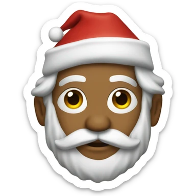 Santa on the show survivor  sticker