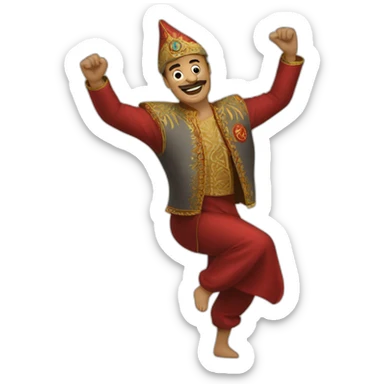 Un turc qui danse sticker