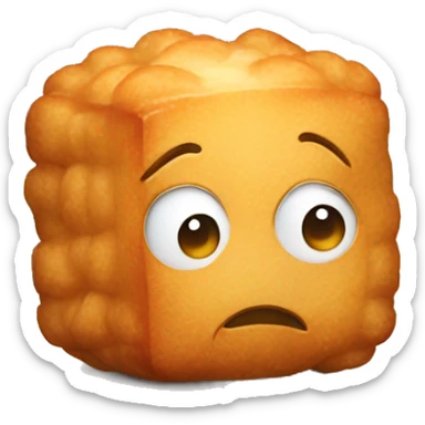 Tater tot with a tear sticker