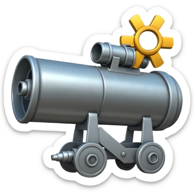 nuclear cannon sticker