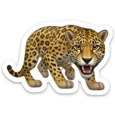 hostile jaguar sticker