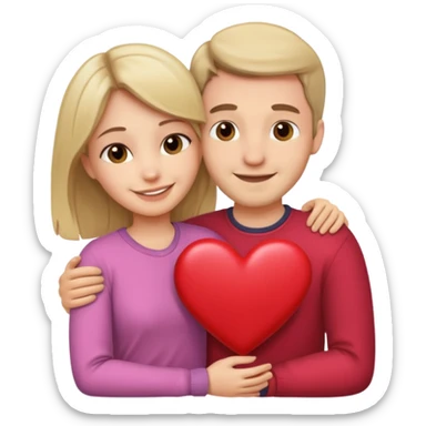 valentines day cuople sticker