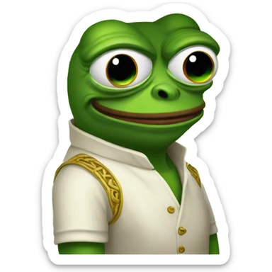 pepe lambo sticker
