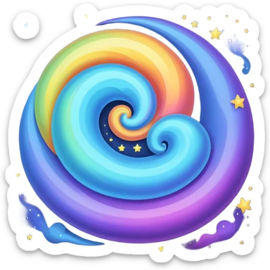 The symbolic depiction of REM sleep sticker