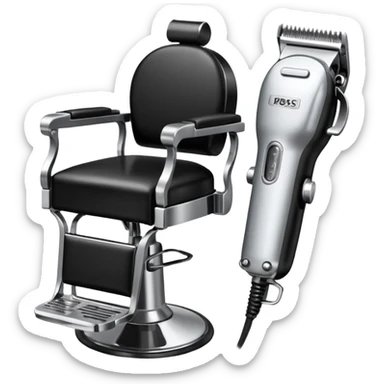 Barber clipper emoji sticker