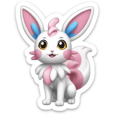 Sylveon pokemon sticker