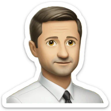 volodymyr zelensky sticker