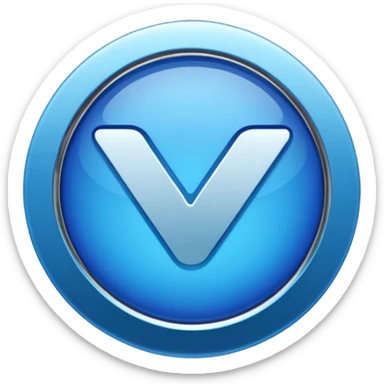 Create a blue verify badge for me sticker