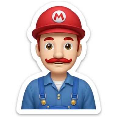 Mario bros sticker