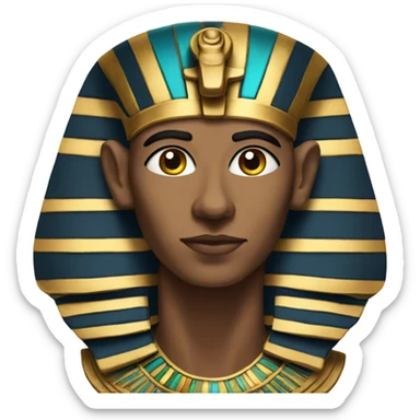 Ancient Egyptian pharaoh sticker