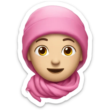 Christmas pink sticker