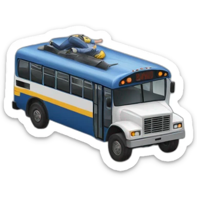 rambo bus accident sticker