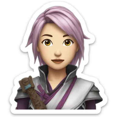 Yuna Final Fantasy sticker