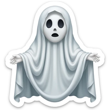 Changed to a cloth-covered ghost style. sticker