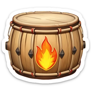 SHAMAN DRUM FIRE sticker