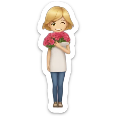 29 febrero flores sticker