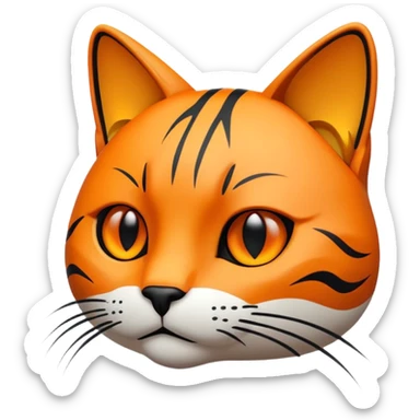 Jordan cat logo sticker