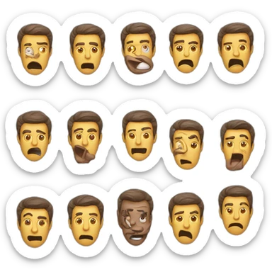 MEN TELLING LIES sticker