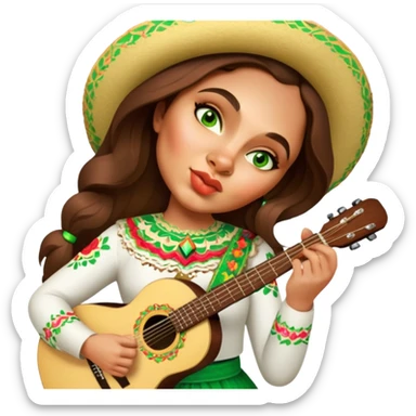 Mariachi Musician sticker