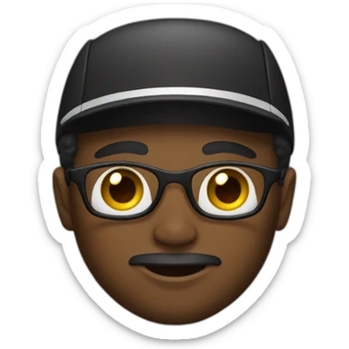 black car driver sticker