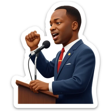 martin luther king jr civil right sticker