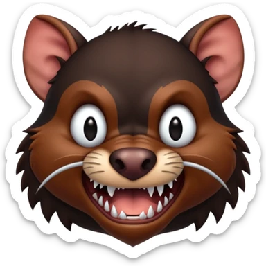 Demonio de tasmanio sticker