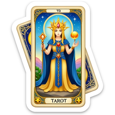 Tarot sticker
