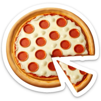 Pizza sticker