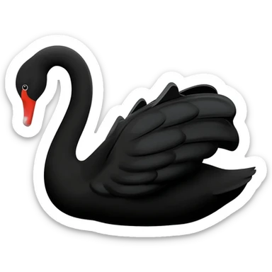 black swan sticker