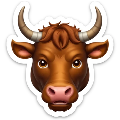 Cabeça de boi  sticker