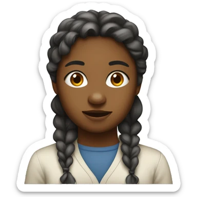 Fille métisse  sticker