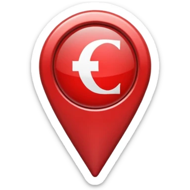 location pin italy sticker