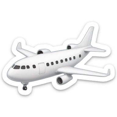 Avion qui rentre dans un grate ciel sticker