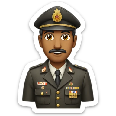 fascist indian man sticker