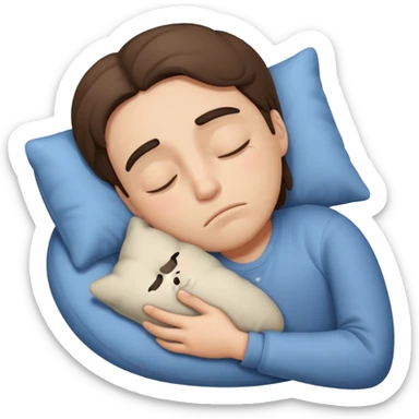 Sleepy Character zzz sticker