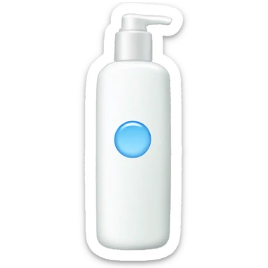 Bottle of moisturiser  sticker