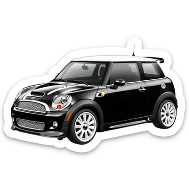 mini cooper  r58 sticker