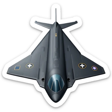 B-2 Spirit bomber - Northrop B-2 (Model Year: 2021) (Iconic colour: Stealth black) sticker