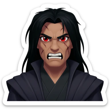 asajj ventress angry sticker