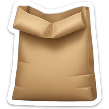 empty bag sticker