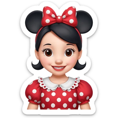 Minnie sticker