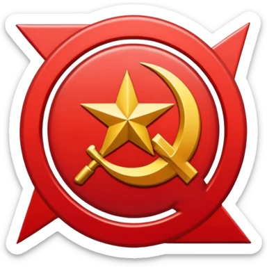 Soviet logo sticker