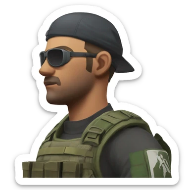 Rainbow six sige ACE karakter röl sticker