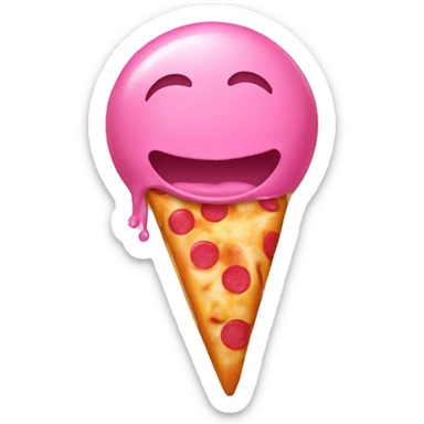 bubble gum but the flavor is pizza sticker