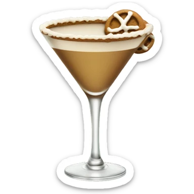 Gingerbread martini sticker