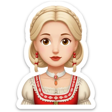 polish patriot woman poland sticker