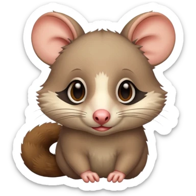 Possum kissy face  sticker