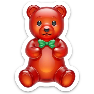 red Gummy Bears sticker