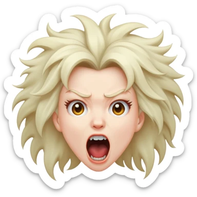 iOS girl going insane sticker